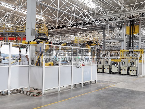 機(jī)器人安全隔離圍欄 機(jī)器人安全隔離圍欄